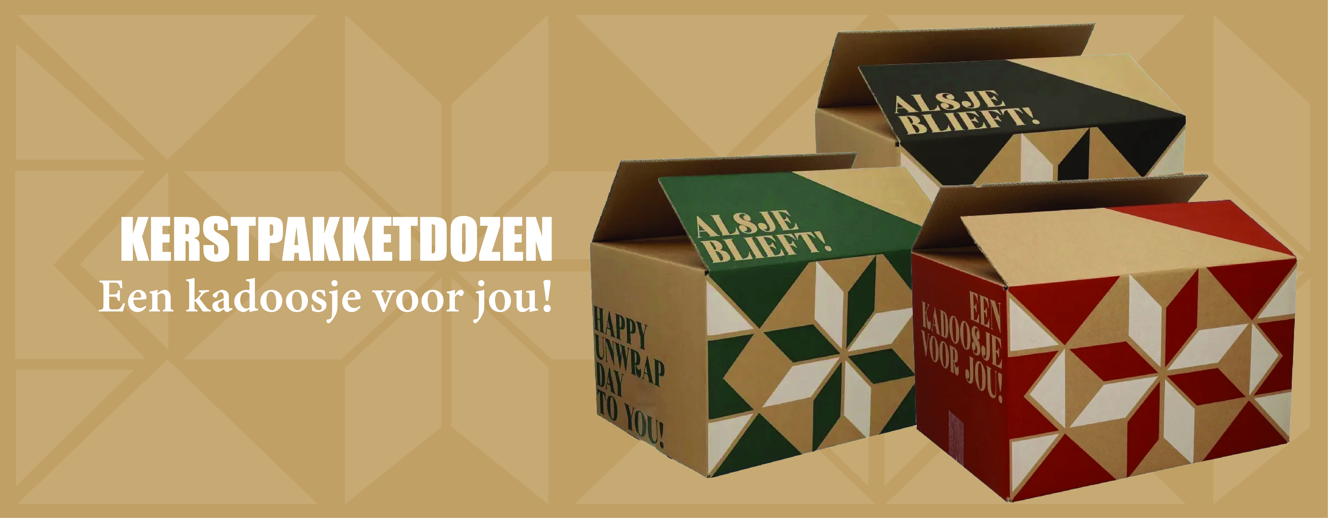 kerstpakketdoos een kadoosje doos